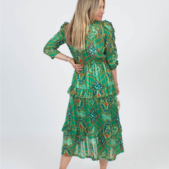 ba&sh Floral Ruffle Dress - Picture 4 of 16